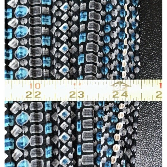 Apt. 9 Women’s Black Pebble Print Short Sleeve Button Up Stretch Blouse Size 1X - Picture 12 of 12